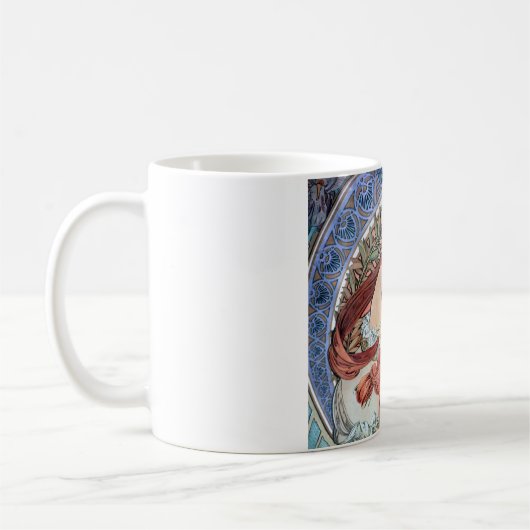 Alphonse Mucha Koffiemok (Links)