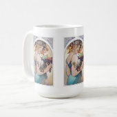 Alphonse Mucha Koffiemok (Voorkant links)
