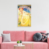  Alphonse Mucha kunstwerk Canvas Afdruk (Insitu (Woonkamer))