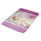 Alphonse Mucha La Dame 1896 Art  Badmat (Gekanteld)