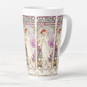 Alphonse Mucha La Dame 1896 Art  Latte Mok