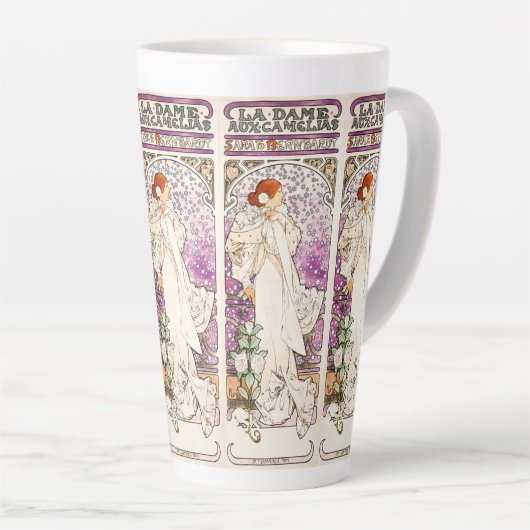 Alphonse Mucha La Dame 1896 Art  Latte Mok (Rechterhoek)