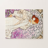 Alphonse Mucha La Dame 1896 Art  Legpuzzel (Horizontaal)