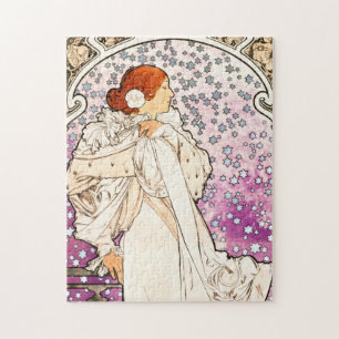 Alphonse Mucha La Dame 1896 Art Legpuzzel