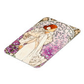 Alphonse Mucha La Dame 1896 Art  Magneet (Linkerzijde)