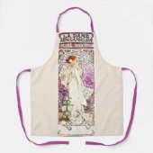 Alphonse Mucha La Dame 1896 Art  Schort (Voorkant)