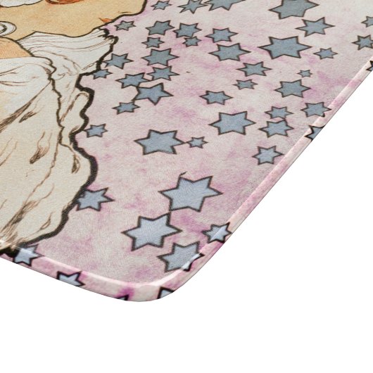 Alphonse Mucha La Dame 1896 Art  Snijplank (Hoek)