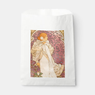 Alphonse Mucha La Dame Aux Camelias: Art Nouveau Bedankzakje