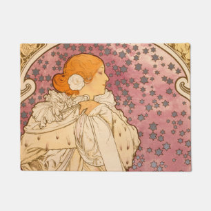 Alphonse Mucha La Dame Aux Camelias: Art Nouveau Deurmat