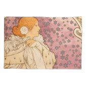 Alphonse Mucha La Dame Aux Camelias: Art Nouveau Kussensloop (Achterkant)