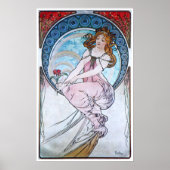 Alphonse Mucha. La Peinture/Painting, 1898 Poster (Voorkant)