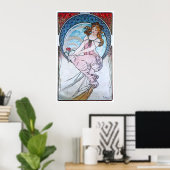 Alphonse Mucha. La Peinture/Painting, 1898 Poster (Thuiskantoor)
