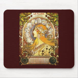 Alphonse Mucha La Plume Muismat