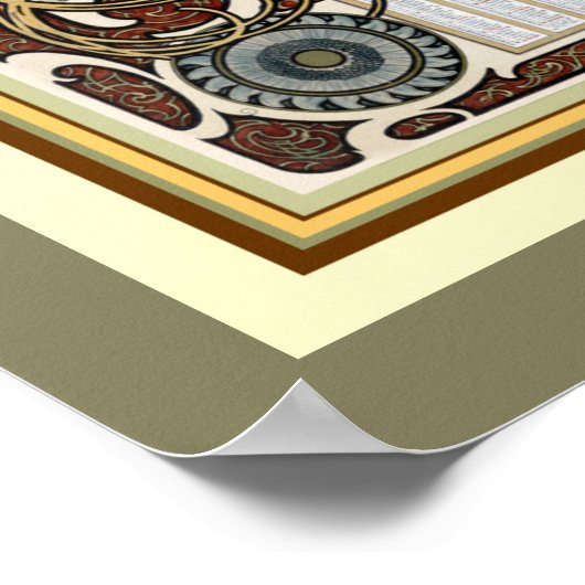 Alphonse Mucha "La Plume" Poster 16 x 20 (Hoek)