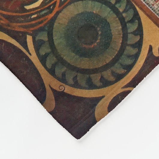 Alphonse Mucha La Plume Zodiac Art  Fleece Deken (Hoek)