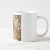 Alphonse Mucha La Plume Zodiac Art Grote Koffiekop (Rechts)