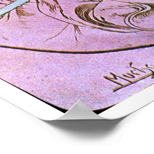 Alphonse Mucha. La Roos/Roos, 1897 Poster (Hoek)