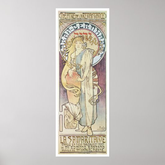 Alphonse Mucha. La Samaritaine, 1897 Poster (Voorkant)