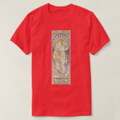 Alphonse Mucha La Samaritaine T-shirt (Design voorkant)