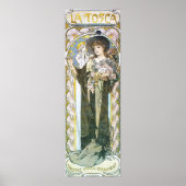 Alphonse Mucha. La Tosca, 1899 Poster (Voorkant)