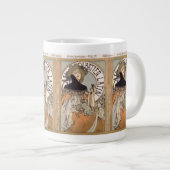 Alphonse Mucha Lady Jumbo Mok (Voorkant rechts)
