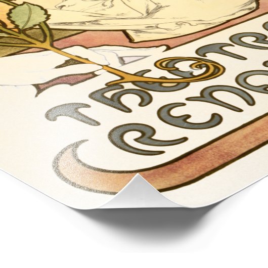 Alphonse Mucha Lady van de Camelias Print Foto Afdruk (Hoek)