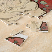 Alphonse Mucha Lady van de Camelias Puzzle Legpuzzel (Zijkant)