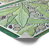 Alphonse Mucha Laurel Art Nouveau Poster Print (Hoek)