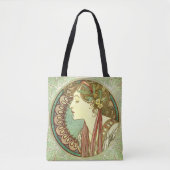 Alphonse Mucha Laurel GalleryHD Tote Bag (Voorkant)