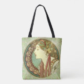 Alphonse Mucha Laurel GalleryHD Tote Bag (Achterkant)