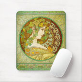 Alphonse Mucha Laurel Muismat (Met muis)