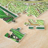 Alphonse Mucha Laurel Puzzle Legpuzzel (Zijkant)