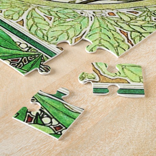 Alphonse Mucha Laurel Puzzle Legpuzzel (Zijkant)