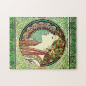 Alphonse Mucha Laurel Puzzle Legpuzzel (Horizontaal)