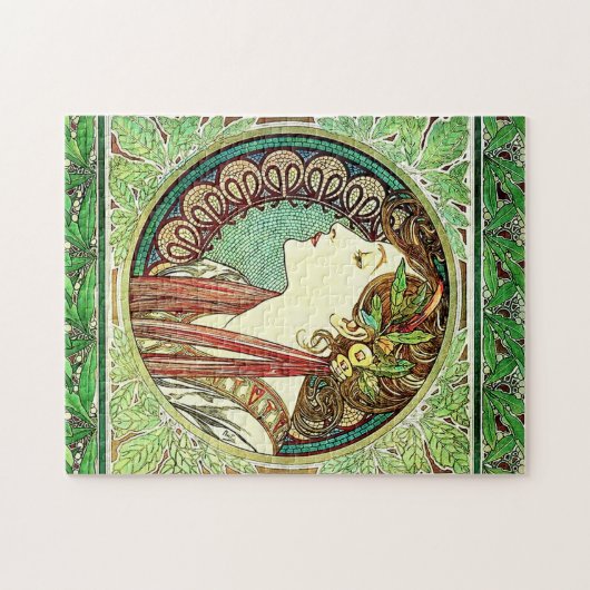 Alphonse Mucha Laurel Puzzle Legpuzzel (Horizontaal)