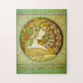 Alphonse Mucha Laurel Puzzle Legpuzzel (Verticaal)