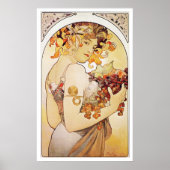 Alphonse Mucha. Le Fruit/Fruit, c.1897 Poster (Voorkant)