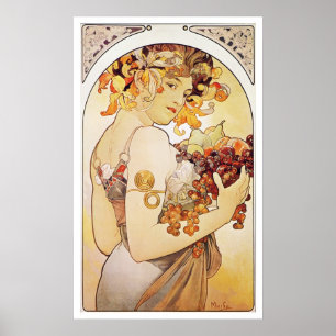 Alphonse Mucha. Le Fruit/Fruit, c.1897 Poster