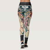 Alphonse Mucha Leggings (Achterkant)