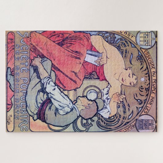 Alphonse Mucha Legpuzzel (Horizontaal)