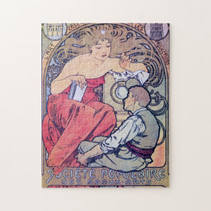Alphonse Mucha Legpuzzel