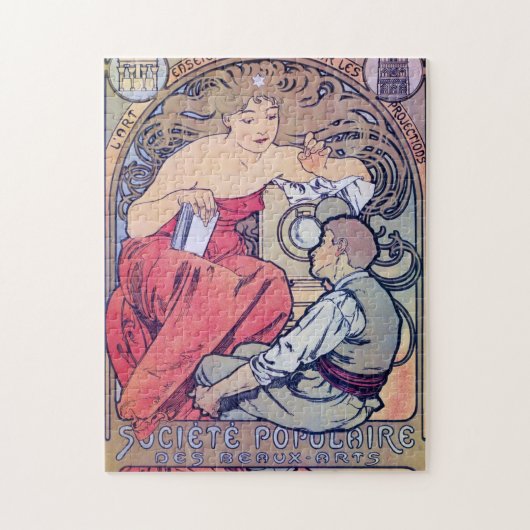 Alphonse Mucha Legpuzzel (Verticaal)
