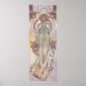 Alphonse Mucha. Leslie Carter, 1908 Poster (Voorkant)