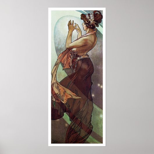 Alphonse Mucha. L'Etoile Polaire/Pole Star, 1902 Poster (Voorkant)