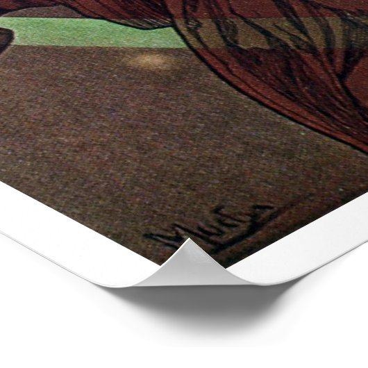 Alphonse Mucha. L'Etoile Polaire/Pole Star, 1902 Poster (Hoek)