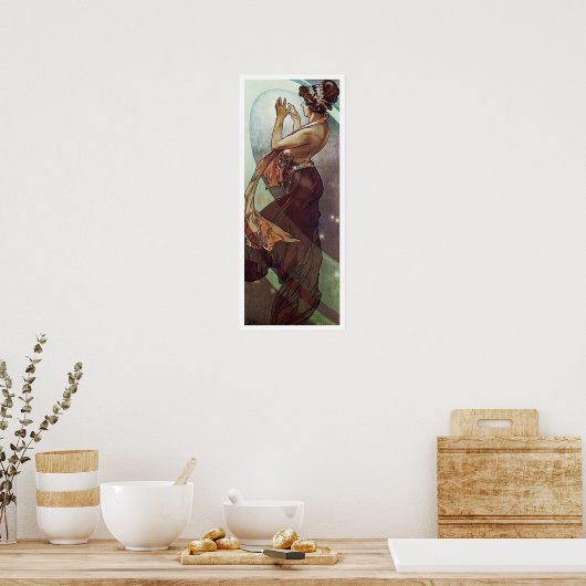 Alphonse Mucha. L'Etoile Polaire/Pole Star, 1902 Poster (Keuken)