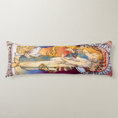 Alphonse Mucha Lichaamskussen (Voorkant)