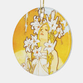 Alphonse Mucha Lily Ornament (Links)