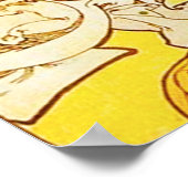 Alphonse Mucha Lily Poster (Hoek)