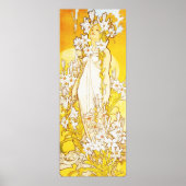 Alphonse Mucha Lily Poster (Voorkant)